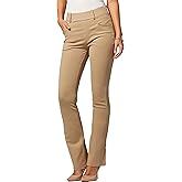 Stretch Slacks for Women - Wear to Work - Tummy Control Waistband - Bootcut Dress Pants with Pockets (Available in Plus Size)