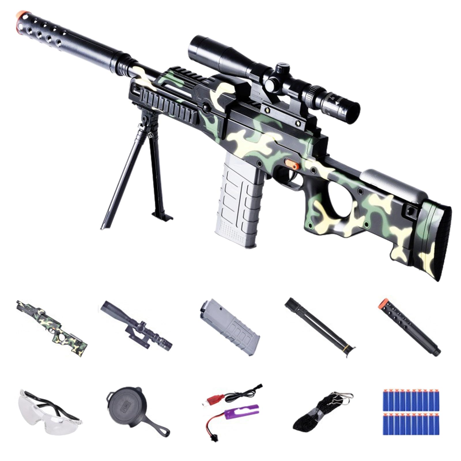 Mua AWM Electric Gun Toy Realistic 8K M416 Manual Sniper Rifle eva Soft