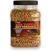 T-Rex Box Turtle Food Dry Formula &ndash; Reptile Diet with Added Vitamins &amp; Minerals, Easy-to-Moisten Turtle Food, 16 oz