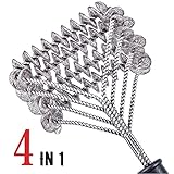 BEAULIFE Grill Brush Bristle Free, Safe 4-In-1 BBQ Grill Brush 18