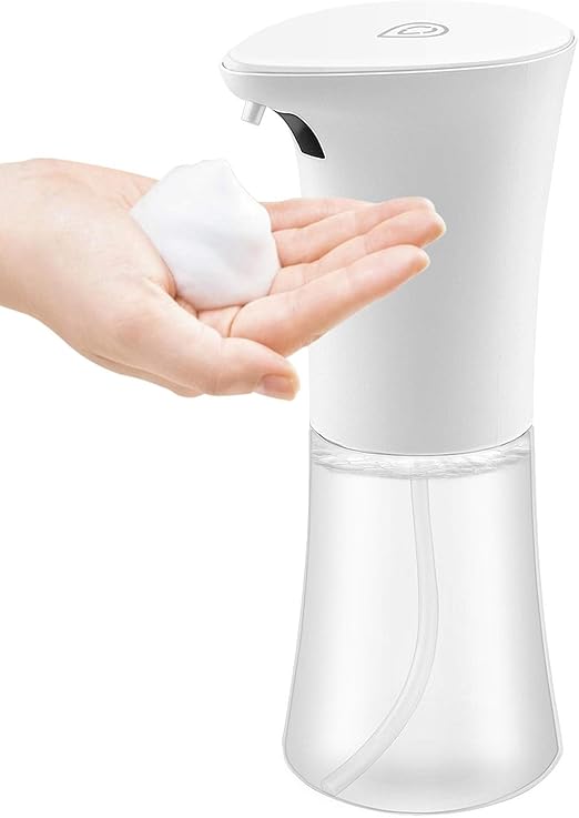 Amazon Camroop カムラップ ソープディスペンサー 自動 泡 ハンドソープ 泡タイプ オート センサー ディスペンサー 300ml 電池式 キッチン 洗面所 食器用洗剤 ハンドソープ 洗顔料などに適用 透明ボトル 日本語説明書付き ソープ シャンプー用ディスペンサー