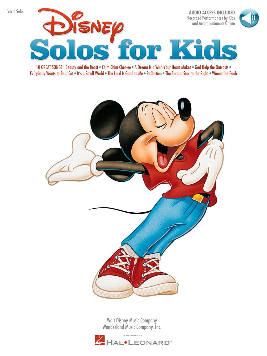 Disney Solos for Kids (Vocal Collection) with online audio (Includes Online Access Code)