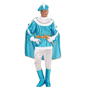 Prinzenkostüm Für Kinder 5-6 Jahre - Rot-gold, Mit Umhang & Gürtel, Für Karneval & Mittelalterfeste