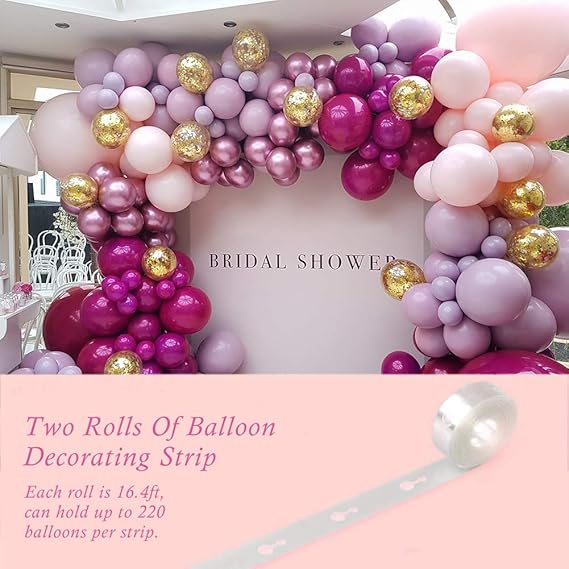 Sleipmon Balloon Decorating Strip Kit For Arch Garland Streamer