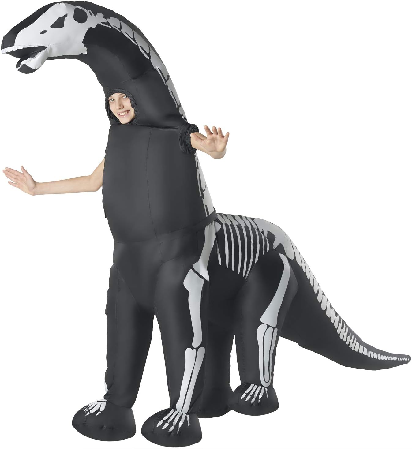 Morph Giant Skeleton Diplodocus Inflatable Kids, Dinosaur Skeleton Costume Kids, Inflatable Skeleton Costume