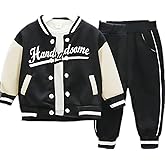 WIAINIBIBI Autumn Long Sleeved Baseball Suit 3pcs Sets Toddler Spring Clothes Fashionable Childrens Baseball Clothing Sets