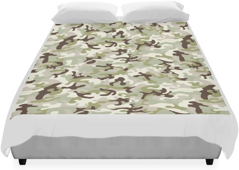 New Arrival Custom Camouflage Duvet Cover 86"x70" (One Side) Without Comforter/Quilt/Duvet Filling!