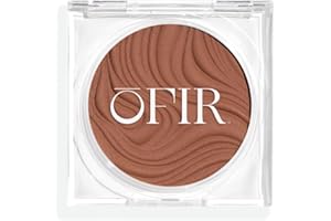 OFIR Geo Sculpt Blendable Cream Bronzer | Buildable Radiant Finish with Vitamin E | Vegan & Cruelty Free Makeup Bronzer | Sun Kissed Glow Compact For Sculpting Cheekbones|Oasis - Rich Caramel, 0.24 oz