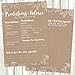 30 Rustic Baby Shower Prediction and Advice Cards - Baby Shower Games for Gender Neutral, Girls or Boys Party - Advice Cards for Baby Shower, Best Wishes for New Parents, Mom & Dad, Mommy & Daddy