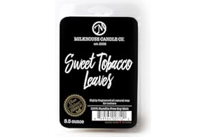 Milkhouse Candle Company, Sweet Tobacco Leaves, Creamery Collection Soy Wax Fragrance Melts, 5.5 Ounce