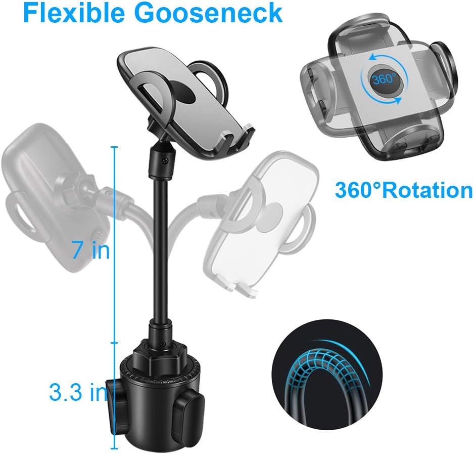 Yoocaa Becherhalter Fur Auto Ultra Stabil Handy Becherhalter Erweiterbare Basis Becherhalter Handyhalter Kompatibel Mit Allen Smartphones Auto Becherhalter Amazon De Elektronik