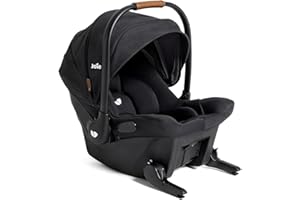 Joie Mint Latch Base-Free Infant Car Seat – Lightweight, Built-in Rigid Latch Connectors and Side-Impact Protection – No Base Installation Required, Travel-Friendly Design (Shale Dark)