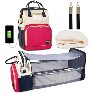 diaper bag with charger and bottle warmer