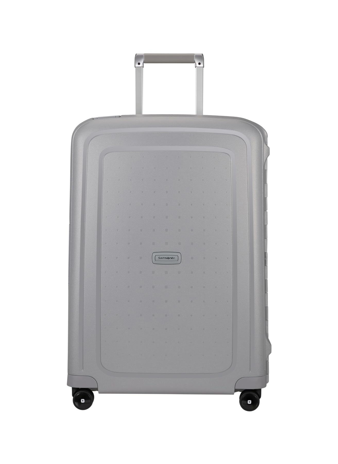 Samsonite S'Cure - Spinner M, Suitcase, M (69 cm), 79 L, Silver (Silver)