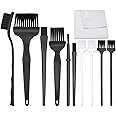 11 in 1 Anti Static Brushes Set with Microfiber Cleaning Cloth, Small Portable Plastic Handle Nylon Cleaning Brush Kit for Computer PC Keyboard Laptop Screen Electronics Camera Lens Phone Car
