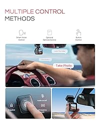 Vantrue E1 Pro 4K Mini Dash Cam Front, STARVIS 2