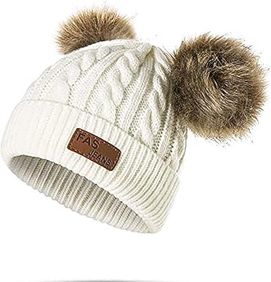 boys fur pom pom hat