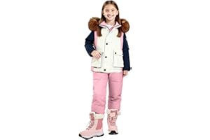 Girls Ski Jacket and Pant Set Winter Warm Snowsuits Kids Toddler Waterproof Outdoor Ski Suit Traje De Nieve