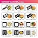 Vegetable Chopper Slicer Dicer Cutter Peeler Cheese Grater. 12-in-1 (22 Pieces). Best Manual Mandoline, Food Chopper, Lemon Squeezer, Egg White Separator, Egg Slicer. Free Cut-Resistant Gloves Brushes