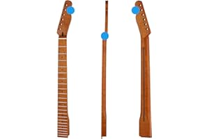 SURTIYCRII 22 Fret TL Canadian Roasted Maple Professional Electric Guitar Neck, Skunk Stripe Back Inlay,14" Radius of Fingerboard, Bone Nut
