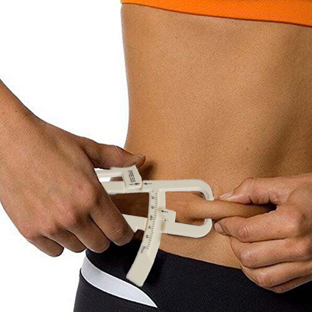 HemeraPhit Personal Body Fat Tester Body Calculator Caliper with Slim Chart