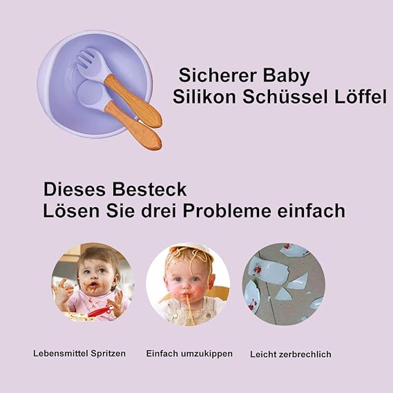 Let S Make Assiette Avec Ventouse Pour Bebe Bol Assiettes Pour Tout Petits Divisees En Silicone Bricolage Nourriture Complementaire Napperon Ventouse Pour Bebe Enfants Le Repas De Bebe Bebe Et Puericulture Mystik Com Au
