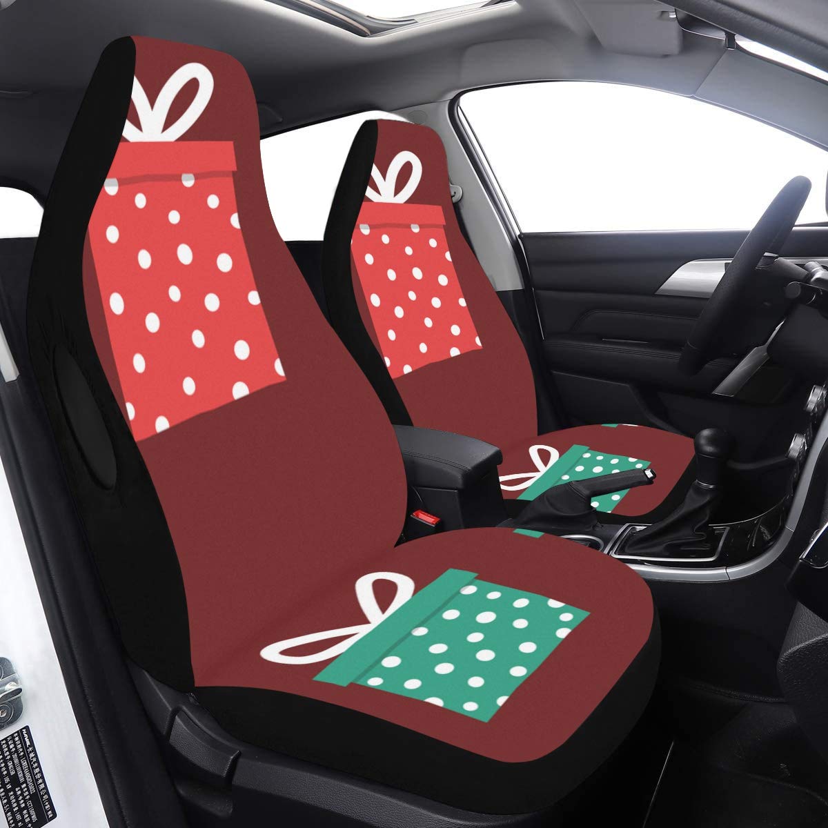 Car Seats Covers Christmas Gift Box Presents XL Seat Covers
