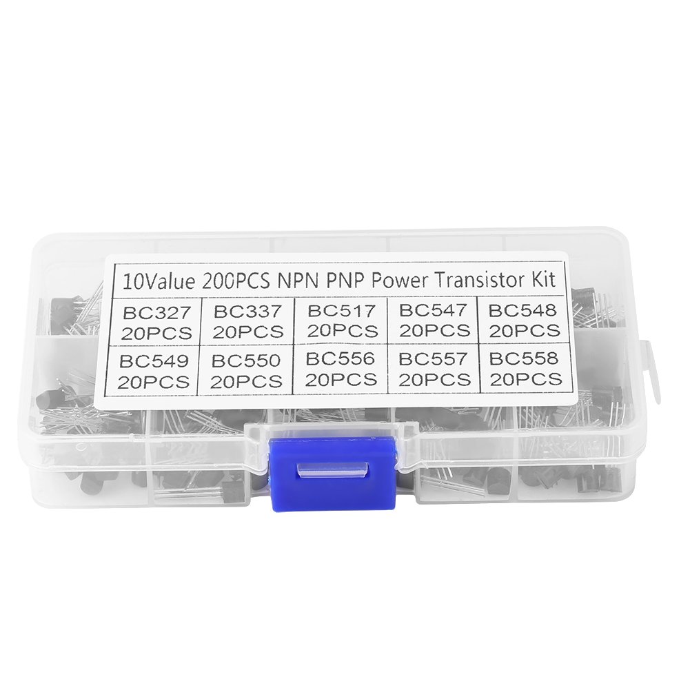 Network Attached Storage, 200pcs 10 Values NPN PNP Power General Purpose Transistors Assortment Kit TO-92 BC327-BC558 - Image 3