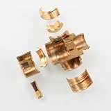 Tecmolog Brass Faucet Diverter Valve with Aerator M22 to M24 Adapter Black view 6