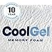 Cool Gel 8 Inch Queen Memory Foam Mattress Medium Firm, Memory Foam Mattress Queen Size Cooling, Made in the USA, 8