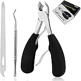 Podiatrist Toenail Clippers,YINYIN Professional Thick & Ingrown Toe Nail Clippers for Men & Seniors, Pedicure Clippers Toenai