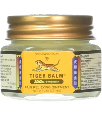 Amazon.com: Dragon & Tiger Brand Essential Balm 龍虎清涼油 18.4g