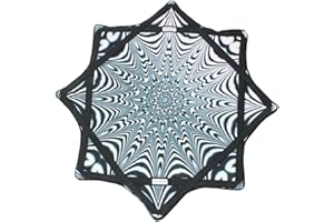 ZEEKIO The Mougee Air Flow Star - A Lighter Version of The Classic Mougee - Easy to Spin (EON Design Collection- Zebradelic Air)