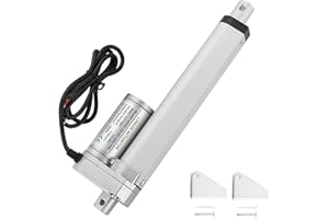 MAOPINER DC12V 6inch Stroke Linear Actuator with Mounting Bracket 900N(202lbs) Maximum Lift 10mm/s for Recliner TV Table Lift Massage Bed Electric Sofa Linear Actuator