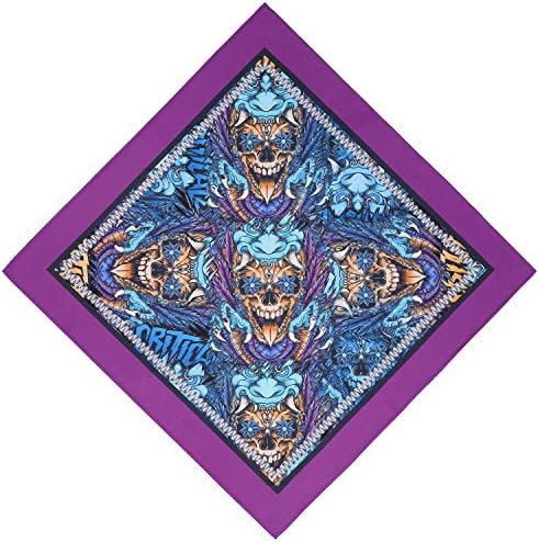 Bandanas for Men - Not Fade Printed Pirate Pet Bandana Cowboy Large Scarf Headband