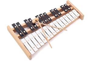 CeleMoon 27 Notes Full Size Professional Wooden Xylophone Glockenspiel for Adults and Kids, Musical Drum Percussion Educational Music Instrument