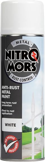 Nitromors Anti-Rust Smooth Finish Metal Spray Paint White 500 ml view 1