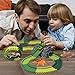 HOMOFY Dinosaur Toys Race Car Track Sets Jurassic World with 144 Pcs Flexible Tracks, 3 Dinosaurs,2 Led Cars,1 Tree and 2 in 1 Tunnel for 2 3 4 Year Old Girls and Boys-(Trademark Protected)