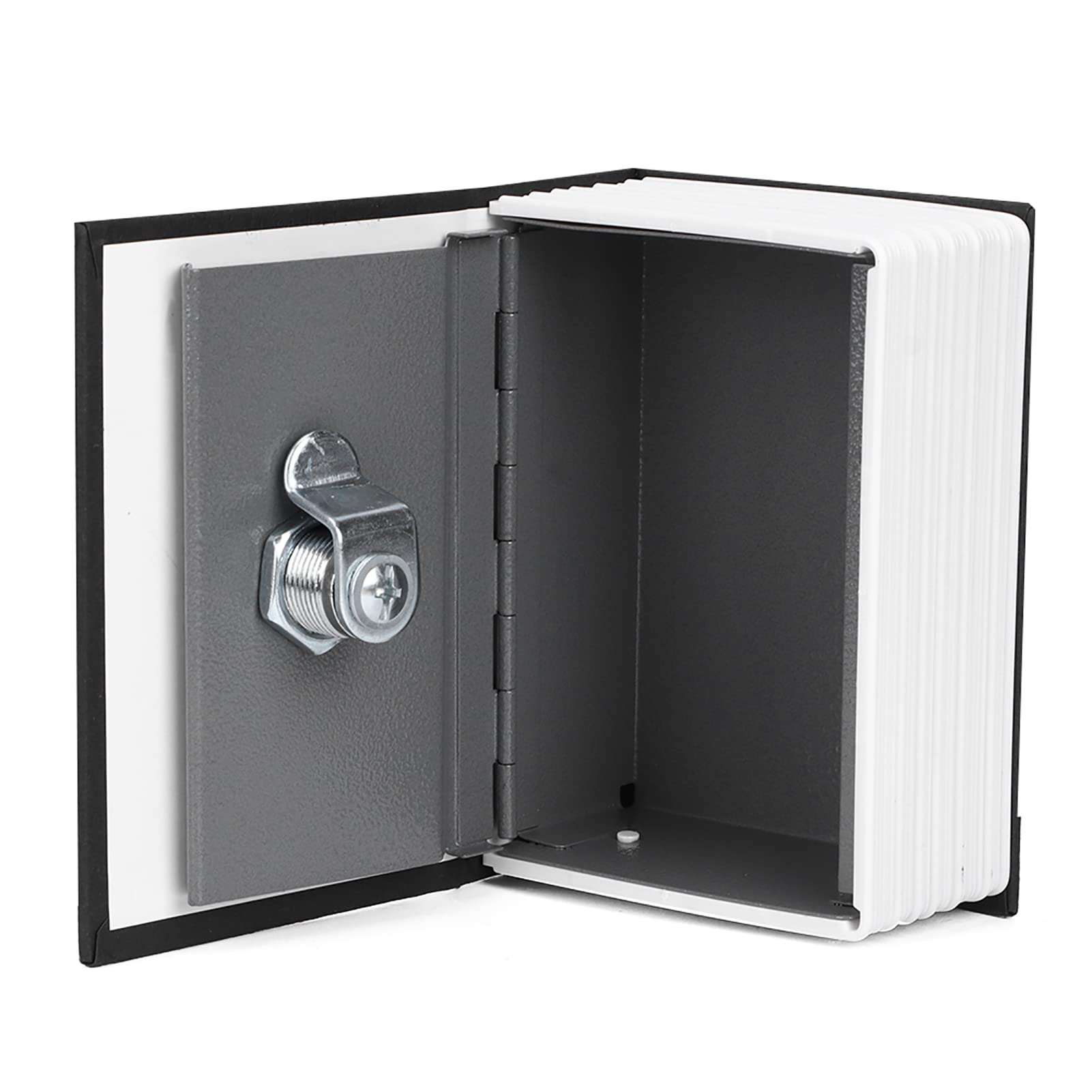 Dioche Diversion Book Safe, Mini Simulation Book Safe Storage Box Money Cash Jewelry Security Lock Case with Keys