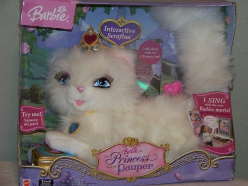 Barbie as The Princess and The Pauper Interactive Serafina Plush Doll with 10 minute Audio CD on