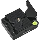 323 RC2 Quick Release Plate Adapter, Rapid Connect Adapter | Compatible for Manfrotto Monopod, Manfrotto Tripod Ball Head, Tripod