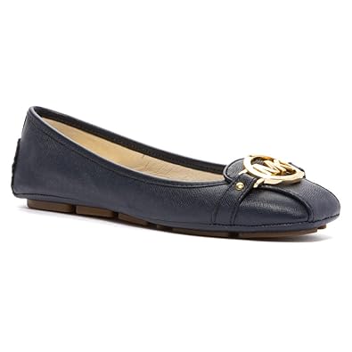 michael kors fulton moccasin navy