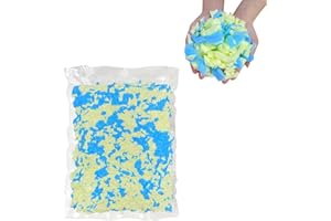 KOURILAND 1LBS Bean Bag Filler, Shredded Memory Foam Filling, Soft and Convenient Bean Bag Chair Refill Beanbag Filling Pillow Stuffing for Couch Cushion Dog Bed Chair Arts Crafts Stuffed Animals