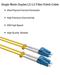 VANDESAIL OS2 LC to LC Fiber Patch Cable