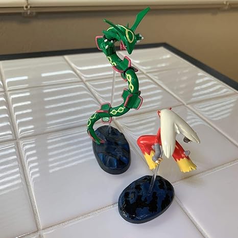 Amazon 立体ポケモン図鑑 レックウザ Vs バシャーモ ポケモン フィギュア ポケットモンスター おもちゃ ホビー