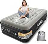 OlarHike Single Airbed with Built-in Pump 90x200x46 cm Black