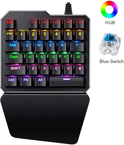 clavier gaming switch bleu
