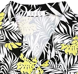 AINIKO Men's Short Sleeve Hawaiian Shirt Quick Dry