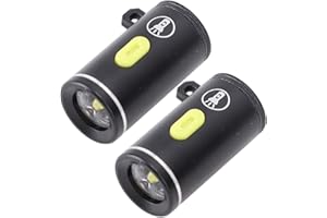 Oreilet 2pcs Mini Flashlight Keychain, 230 Lumens Micro Pocket Flashlights, USB Rechargeable LED Lamp Lights, for Outdoor Eme