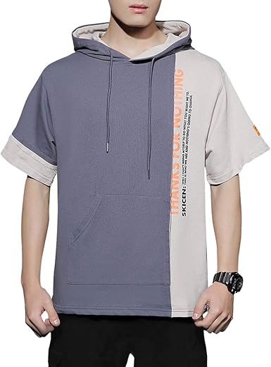 camisetas con capucha hombre